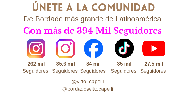 Únete a la comunidad de bordado más grande de Latinoamérica